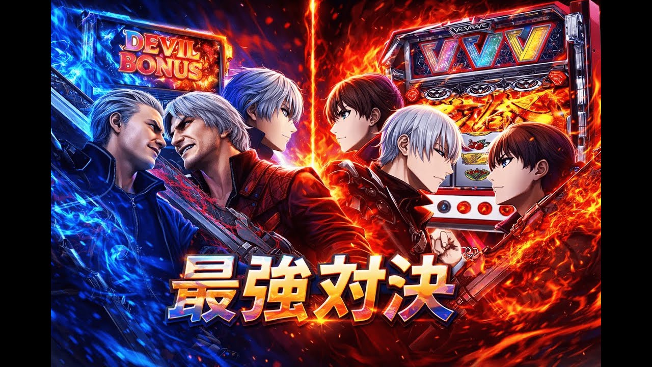 久々にヴァルブレイヴ初代とDMC5打ちます