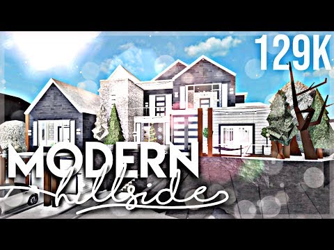 Bloxburg Modern Hillside Mansion