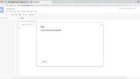 App Script Editor Tutorial - Google Sheets - Excel VBA Equivalent - Read & Write to Ranges & Cells