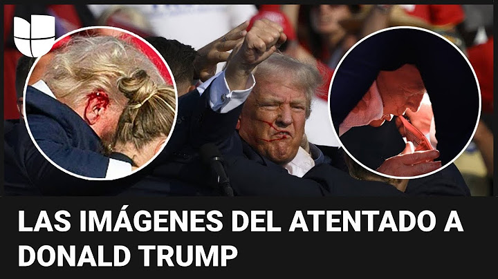 Análisis visual: las imágenes del atentado contra Donald Trump
