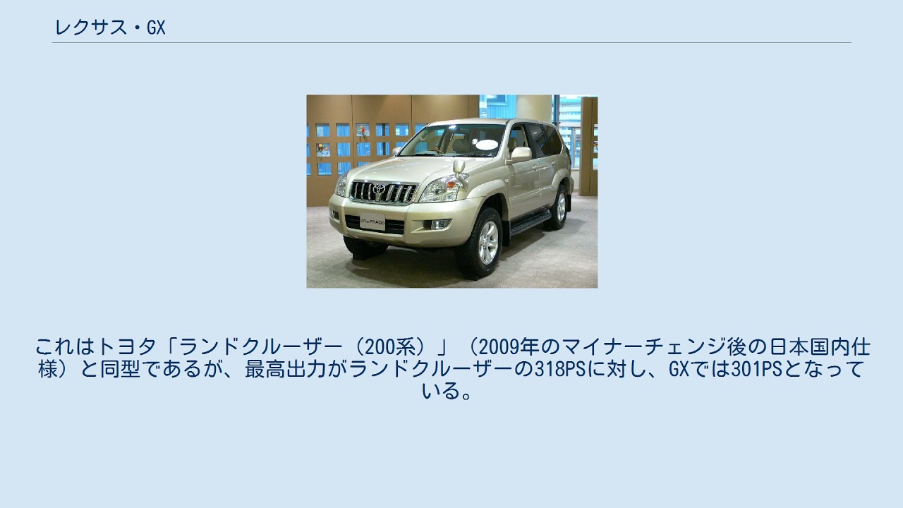 レクサス Gx Youtube