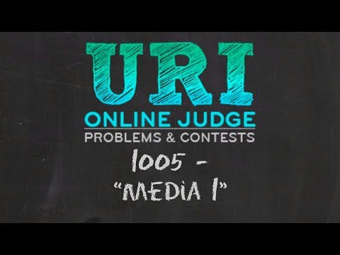URI 1005 - "Média 1" Solução | Linguagem C