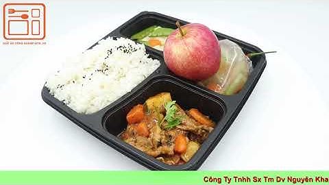 Công ty Nguyên Khang - Suất ăn công nghiệp - Cơm hộp 4 ngăn cung cấp số lượng lớn