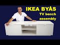 IKEA BYÅS TV bench assembly
