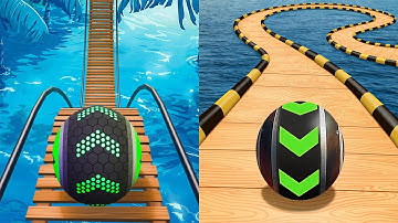 Going Balls VS Sky Rolling Balls - All Levels Gameplay Android iOS Ep 8