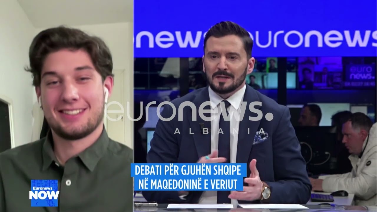 Protesta për gjuhën shqipe në RMV! Shpërthen studenti: Nuk jemi pjesë e pazareve politike!