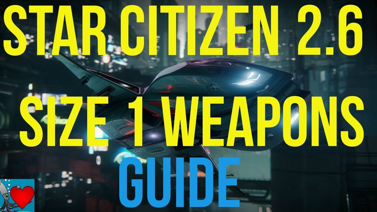 Star Citizen 2.6 Size 1 Weapons Guide YouTube