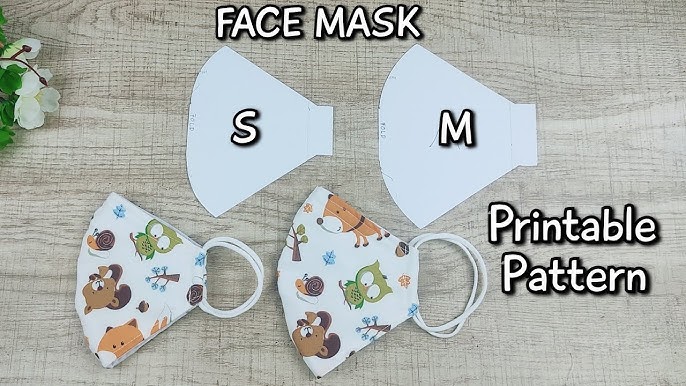 how-to-make-cloth-mask-for-children-8-10-yo-pattern-link-in-the-description-below-youtube