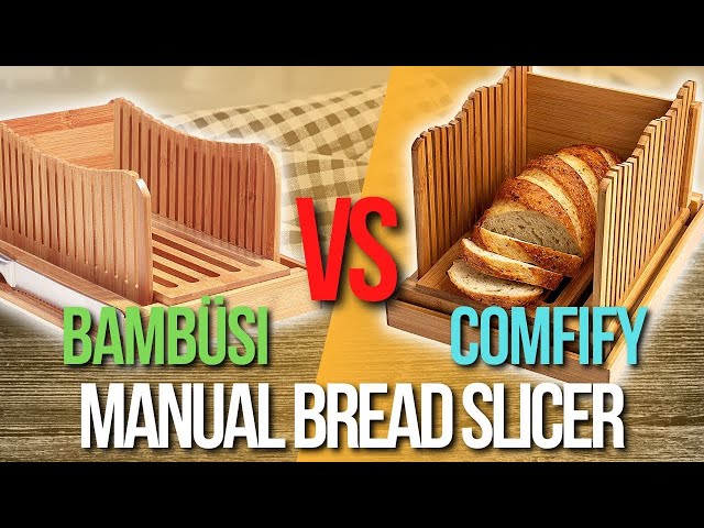 ✓Comfify Manual Bread Slicer vs Bambüsi Manual Bread Slicer - Which Slicer  is the best? 