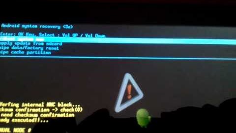 Samsung Galaxy Tab GT-P1000 Recovery Mode