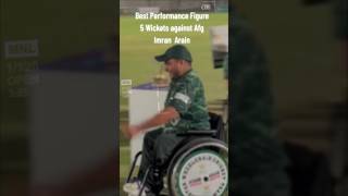 Best Performance Figure5 Wickets against Afghmistan #cricketcelebration #pwcc #wheelchaircricket