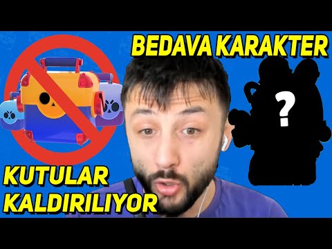 KUTULAR KALDIRILDI ve BEDAVA YENİ KARAKTER😉 Brawl Stars Brawl Talk