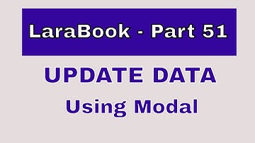 LaraBook Episode 51 ( Teaser ) | Update Data using modal | Social Network in Laravel and VueJs