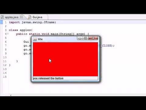 Java Programming Tutorial   76   MouseMotionListener interface