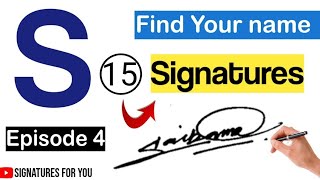 ✅ s signature style | signature ideas for letter s | s signatures | signature style of my name