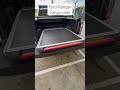 Ford Ranger cargo slide genuine accessory #nextgenranger