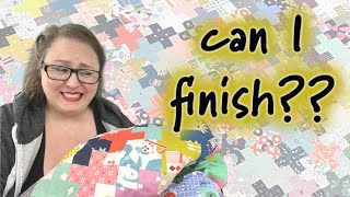 Finishing My Oldest WIP: the Plus Quilt (with a free download!)