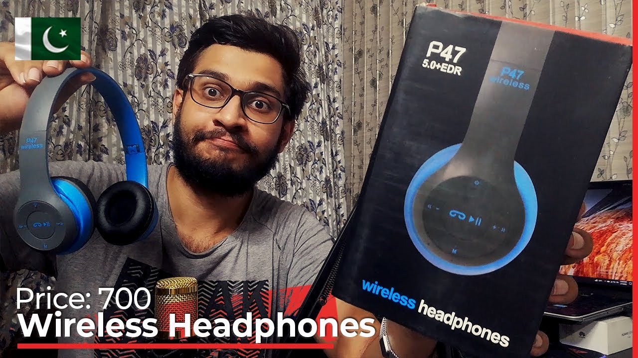 Rs 700 Cheapest Wireless Headphones In Pakistan & India P47 Headset