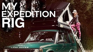 I Turned My LAND ROVER into an EXPEDITION VEHICLE - SOLO Truck Camping