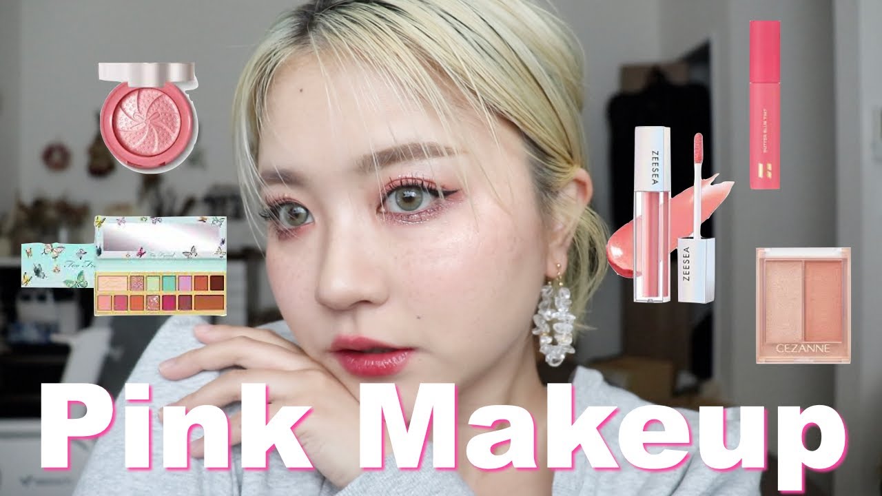 パーソナルカラー無視！春の強めピンクメイク💓🌸