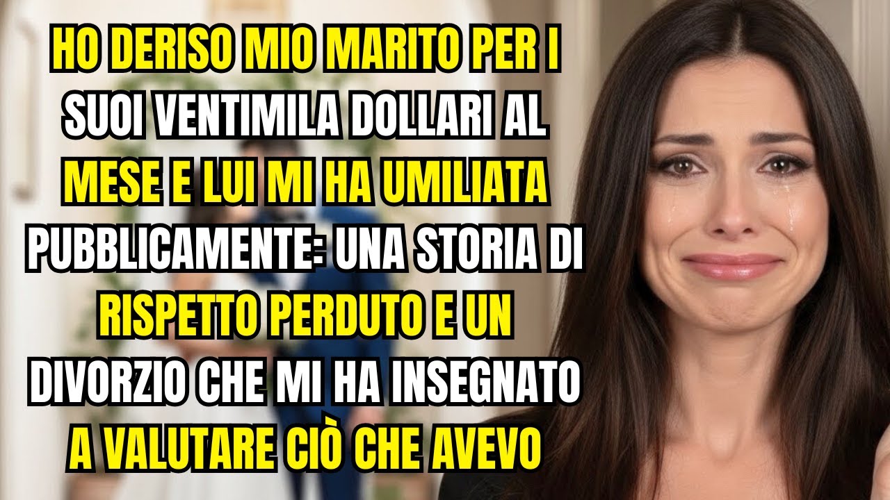 Mi Ha UMILIATO Dicendo che Ero 