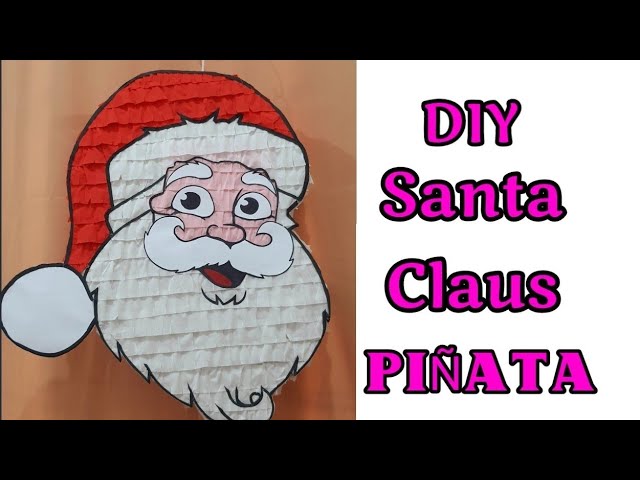 DIY Santa claus | Christmas piñata | how to make | piñata de santa claus -  YouTube