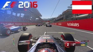 F1 2016  100% Race at Red Bull Ring, Austria in Verstappen's Red Bull