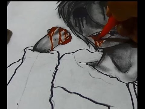 Eyeless Jack Speed Drawing Youtube - eyeless jack drawing roblox