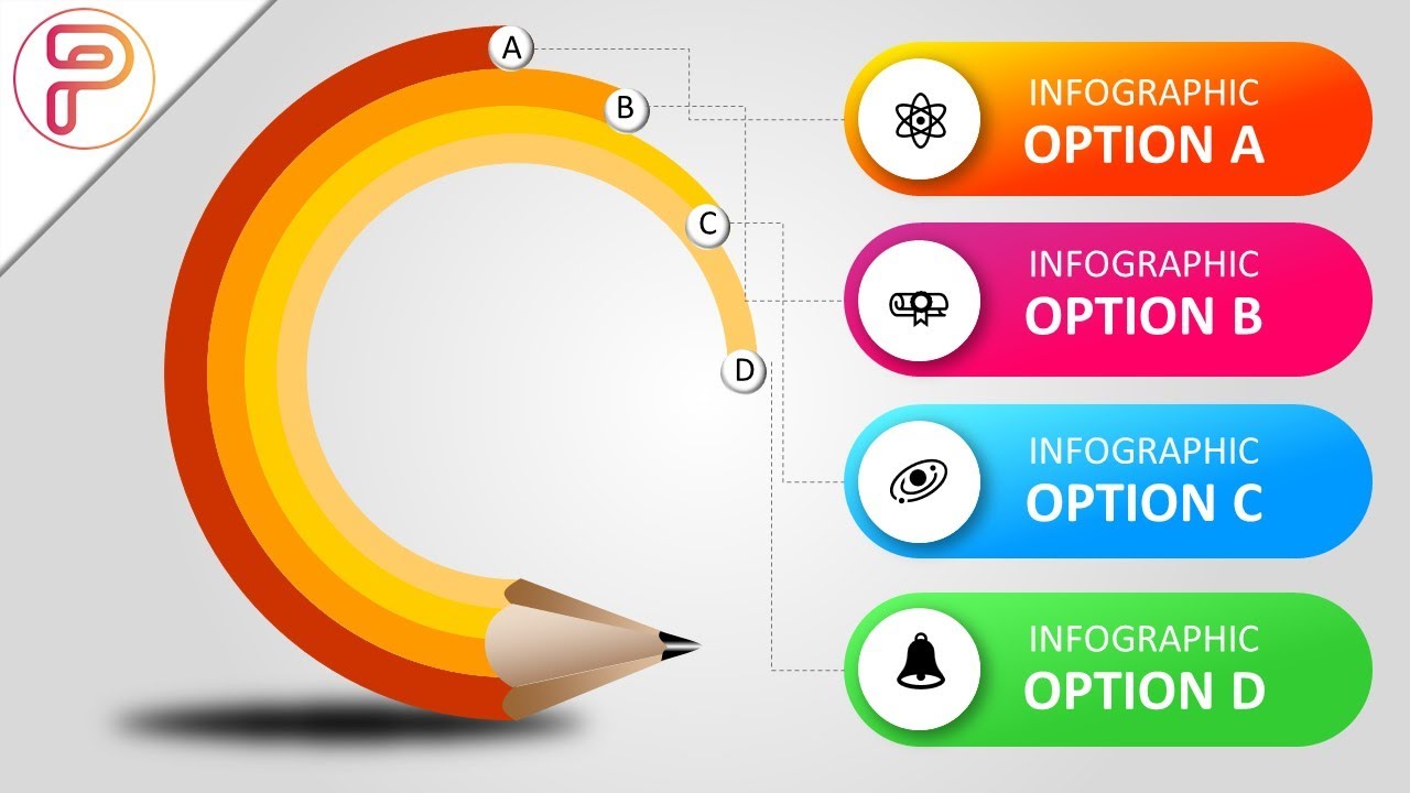 05.Cách tạo một Infographic với 4 bước | Thiết kế đồ họa | Trường học PowerPoint