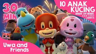 10 Anak Kucing, Bebek Oh Bebek, dan Lagu Lainnya -  4K - 30 Menit Kompilasi Lagu Anak Balita