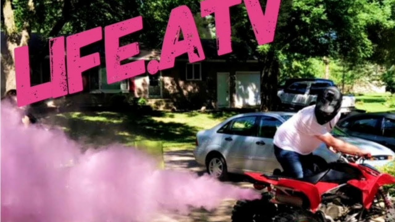 Gender Reveal - Massive BURNOUT AND DONUTS 