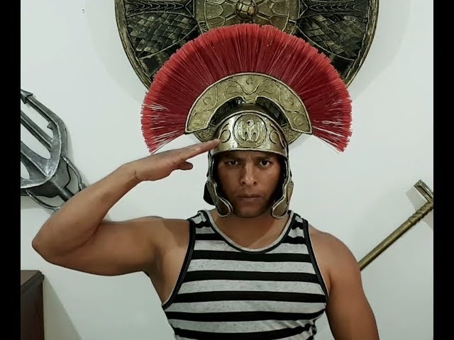 COMO HACER UN CASCO DE CENTURION ROMANO (ROMAN HELMET) 