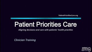 Aligning Decisions and Care with Patients’ Health Priorities