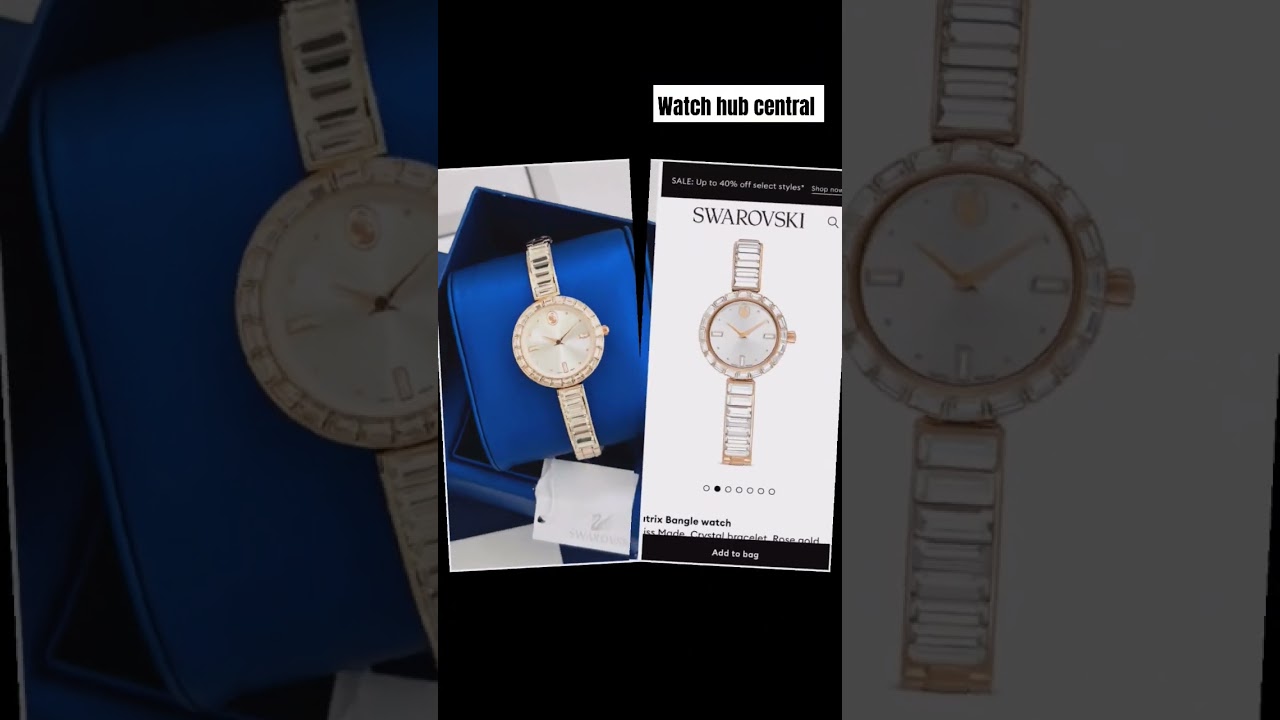 Swarovski Matrix Bangle Watch Review | Luxury Swiss-Made Timepiece