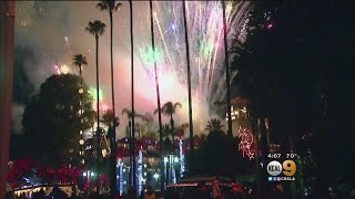 Thousands Camp Out For Mission Inn Light Display In Riverside