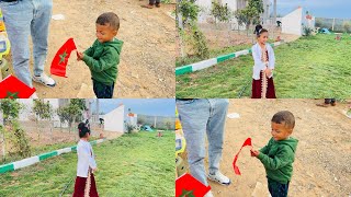 هدية مثالية لبنتي نور عليها معولت ولداتي احتفلوا بالوطنية ديالهم والمسيرة الخضراء