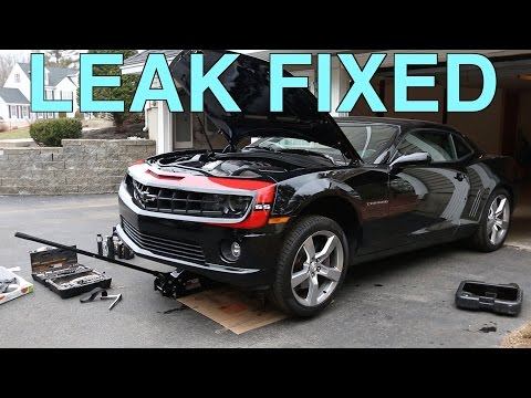 5th Generation Camaro - 2SS 6.2 liter - OIL COOLER LEAK | EASY FIX TUTORIAL