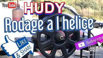 TESTING  ENGINE BREAK-IN BENCH - TEST RODAGE A L HELICE - HUDY BANC DE RODAGE MOTEUR  REF 104140