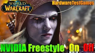 Nvidia Freestyle World Of Warcraft Retail 4K ULTRA-HDR-DETAILS HardwareTestGames