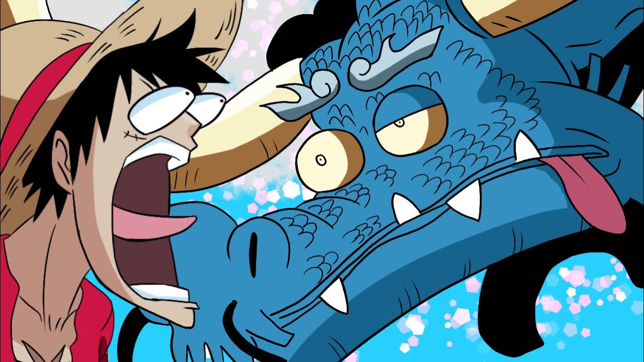 LUFFY le parte LA CABEZA a KAIDO | Wano cap. 1 (parodia) 