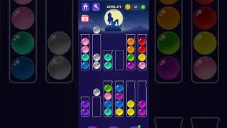 Ball Sort Master Game Level - 276 Without Boosters | Puzzle Game | #entertainment #puzzle #game