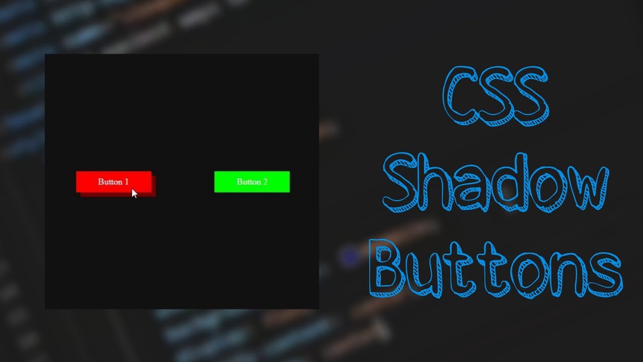 CSS Shadow Buttons | Web Development using HTML and CSS #css #html # ...