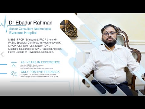 Dr. Ebadur Rahman | Top Five Reasons for Kidney Failure | Kidney ...