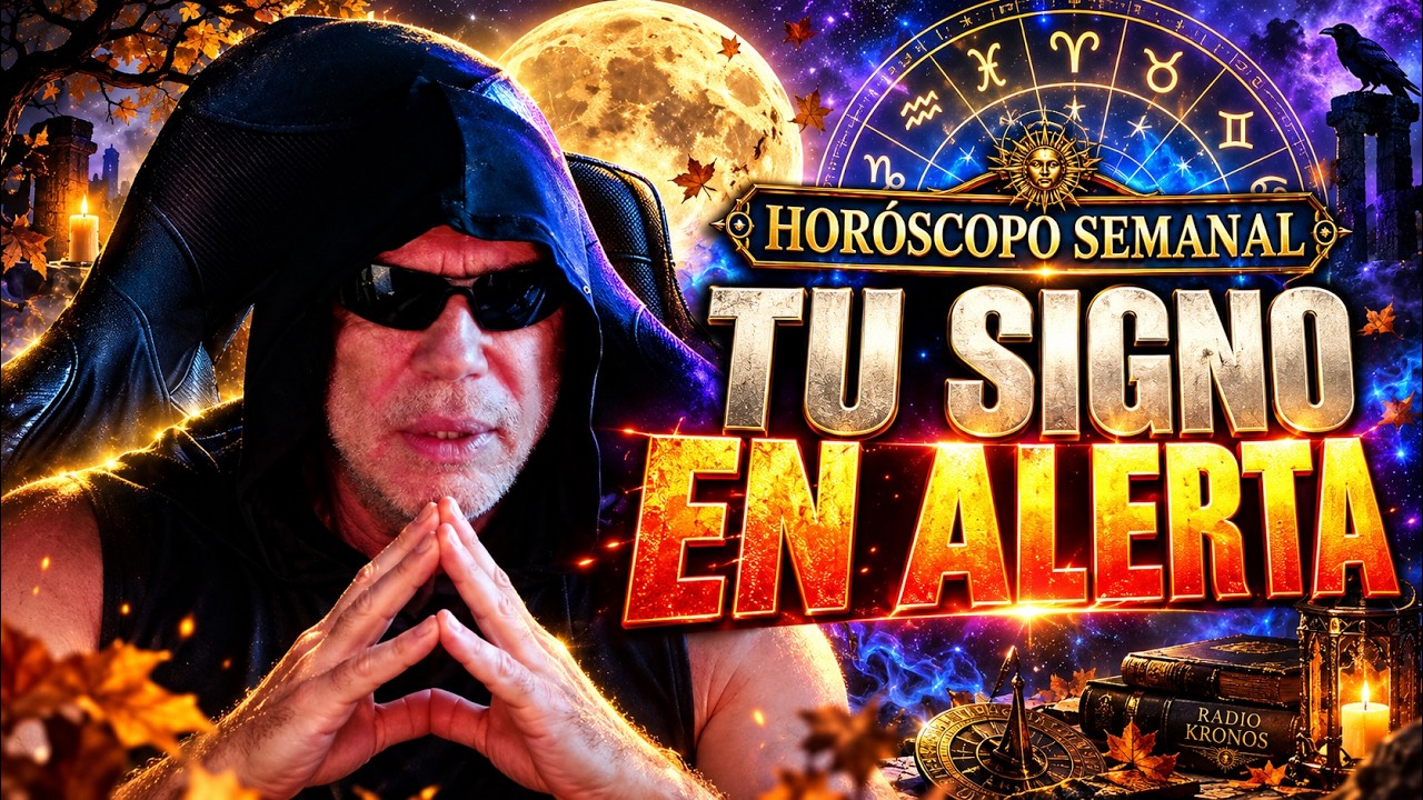 Rueda zodiacal sobre un cielo nocturno con una llave, monedas y una rosa como símbolos de decisiones, dinero y amor