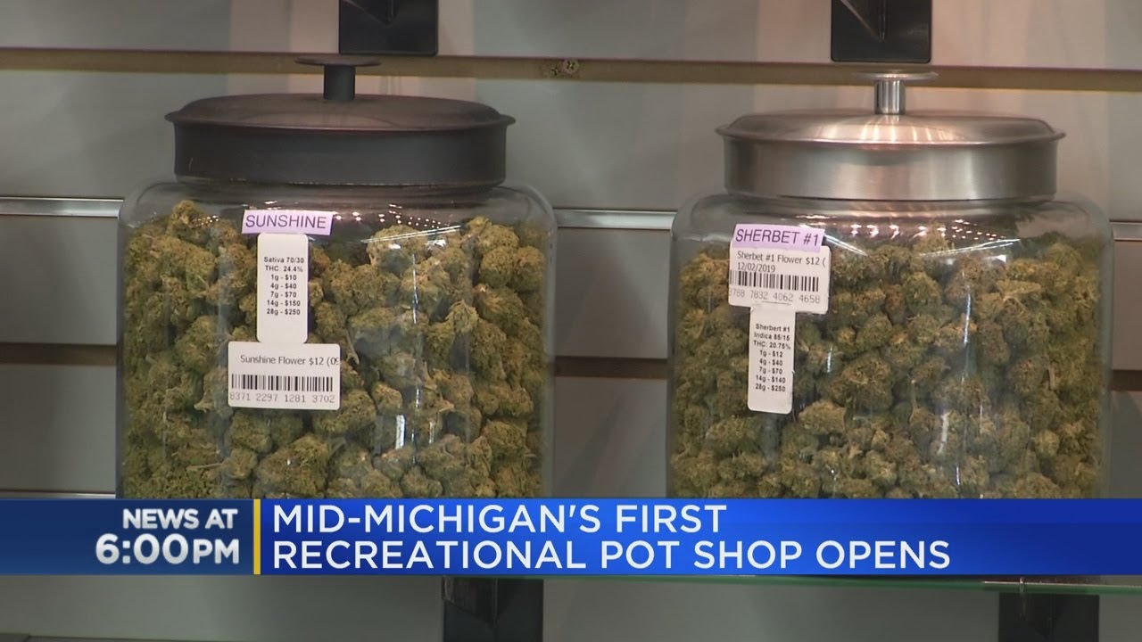 MidMichigan's first recreational pot shop opens YouTube