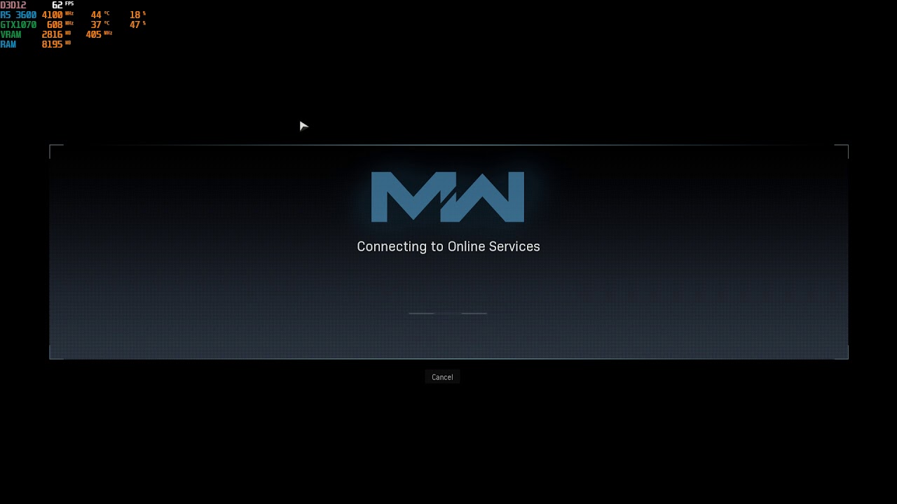 Call of Duty® Modern Warfare® Cannot connect to online services.. YouTube