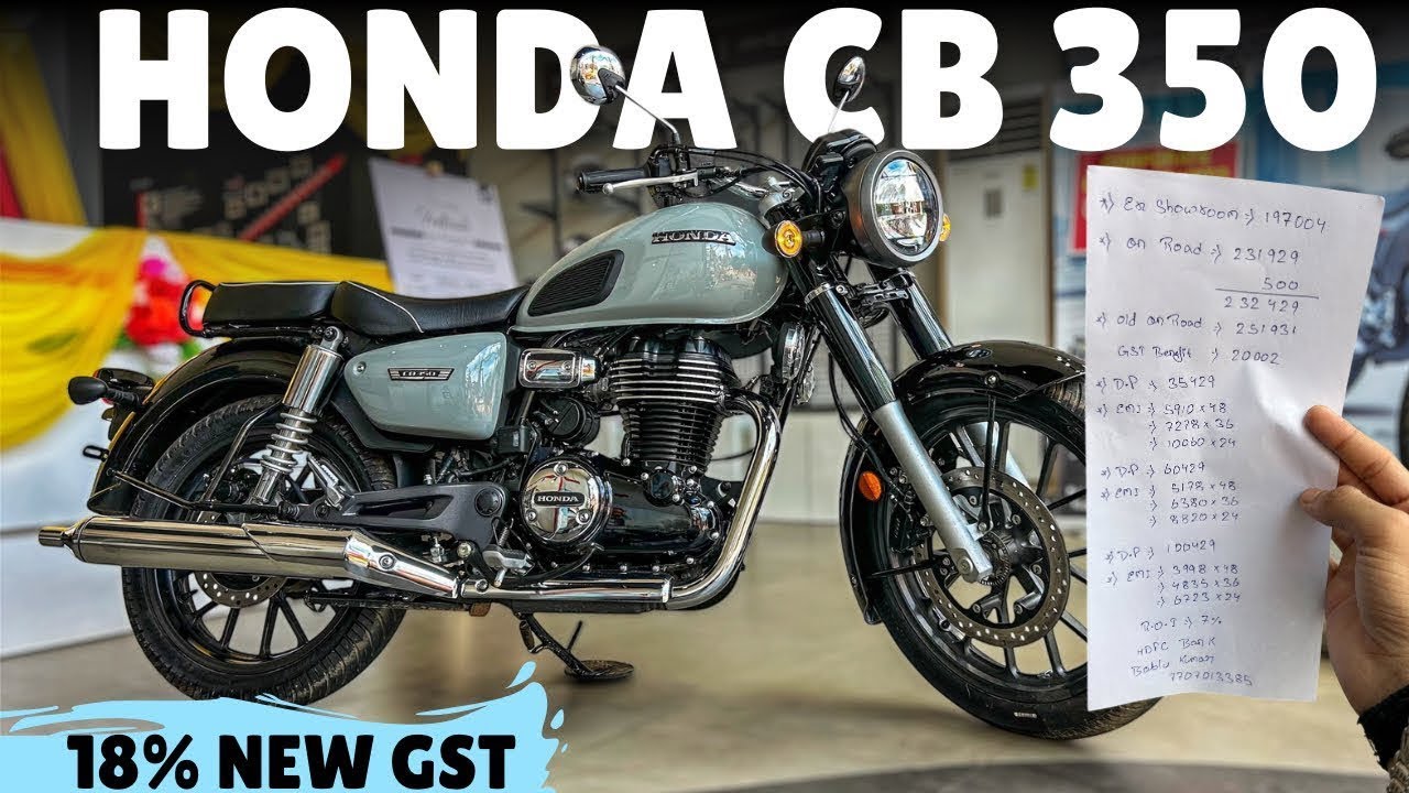 🔥 Honda CB 350 Finance Details | EMI, Down Payment, Interest Rate & On-Road Price Explained!
