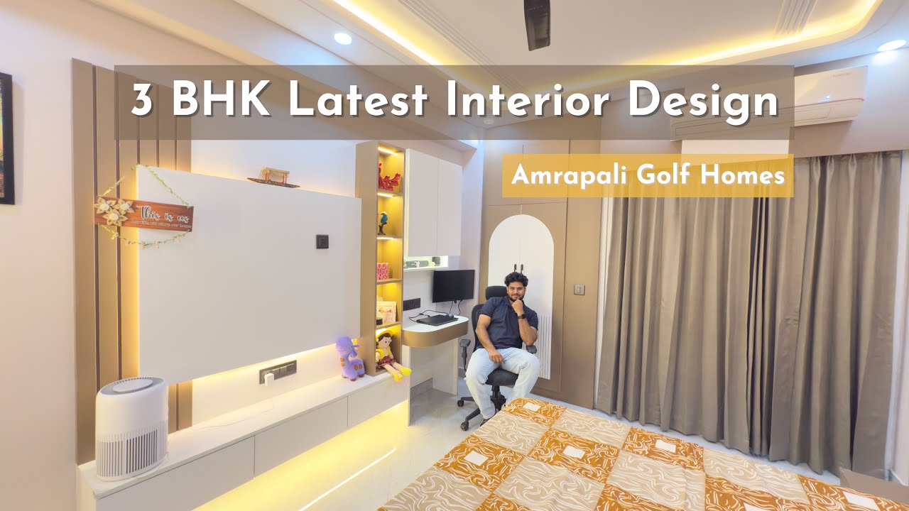 Luxury Interior Design || small budget big makeover Amarapali Golf homes 