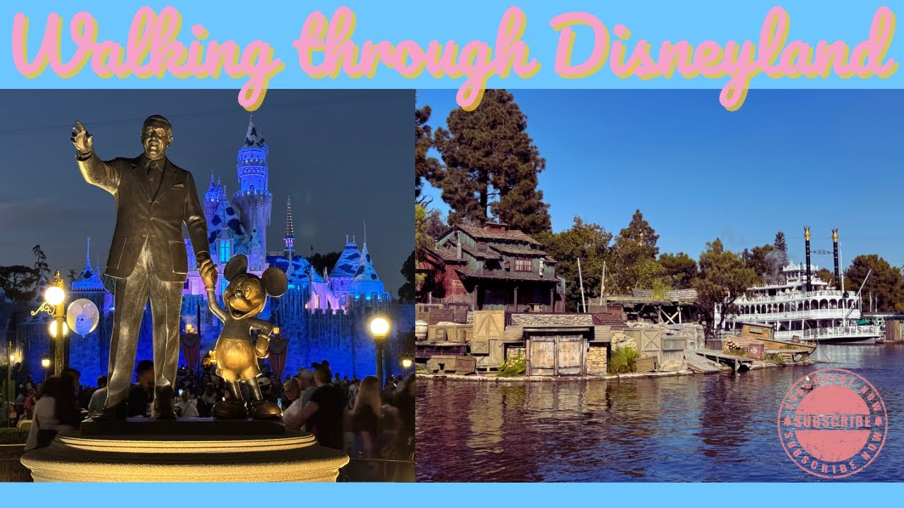 Exploring Disneyland on Foot 🏰 | Walking POV in 4K