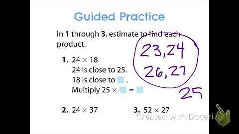 7.4 Using Compatible Numbers to Estimate